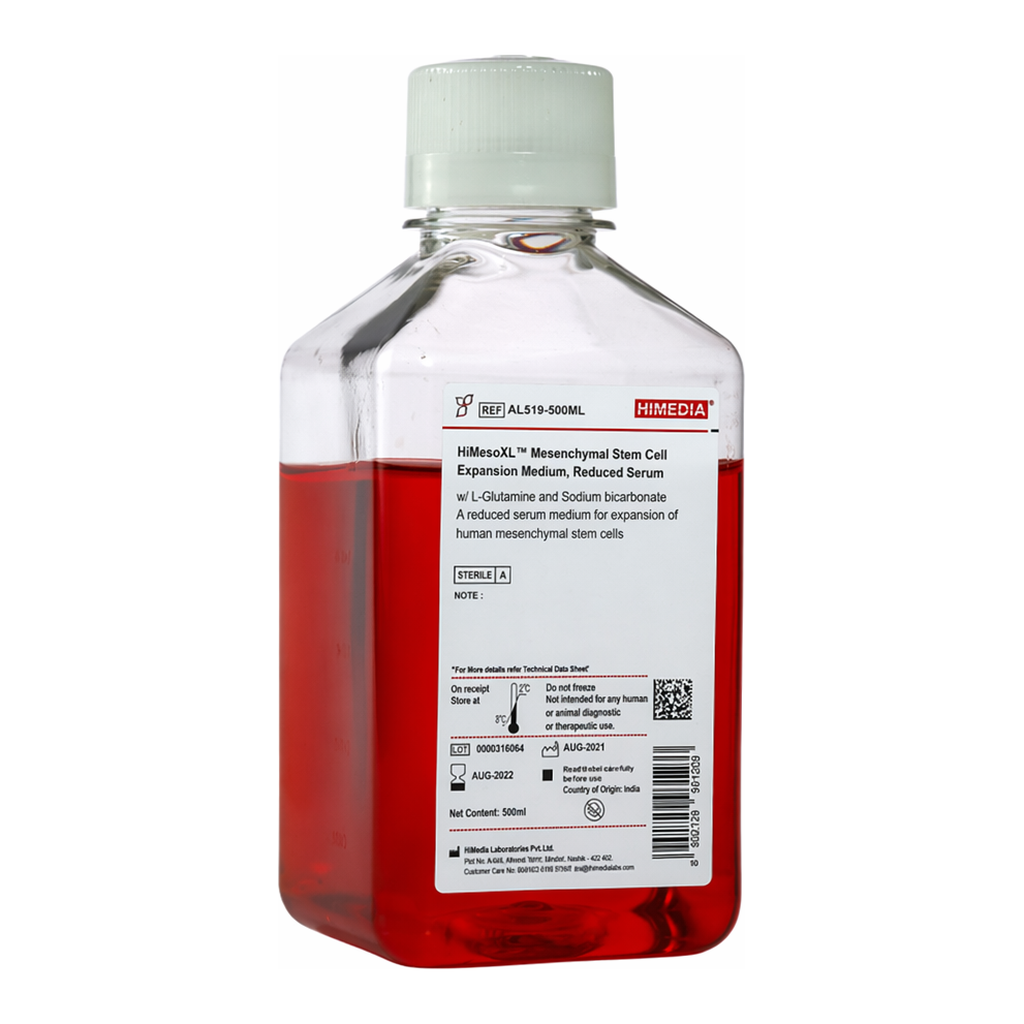 Himedia HiMesoXL Mesenchymal Stem Cell Expansion Medium, Reduced Serum w/ L-Glutamine and Sodium bicarbonate