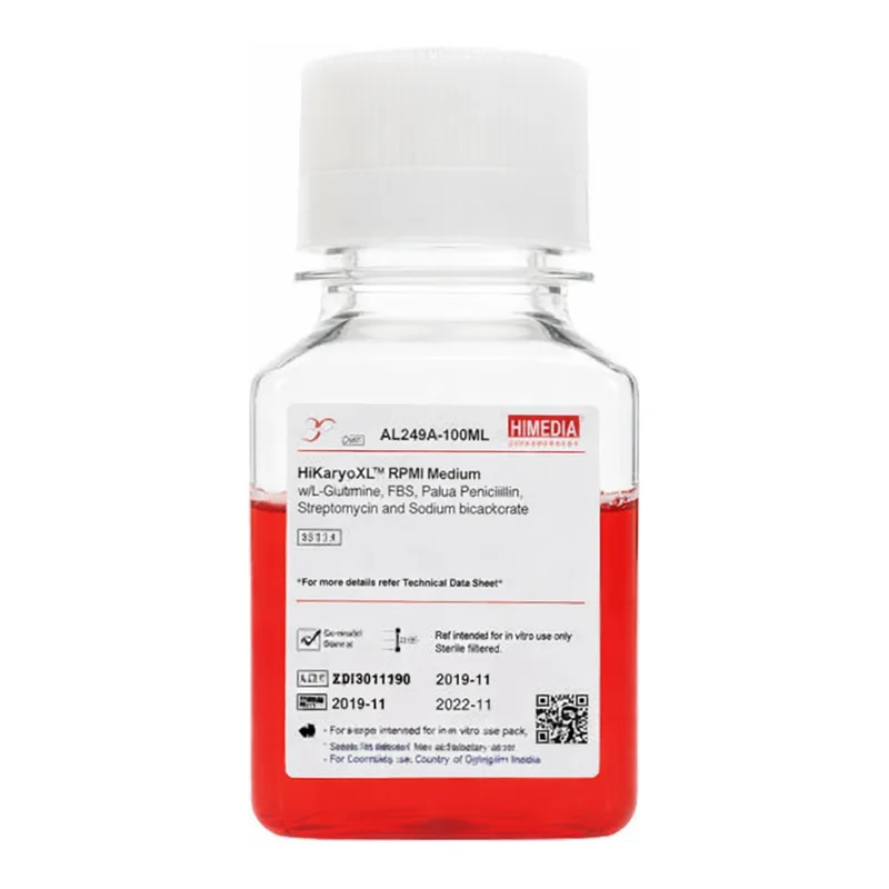 Himedia HiKaryoXL RPMI Medium w/ L-Glutamine, FBS, PHA-P, Penicillin, Streptomycin and Sodium bicarbonate