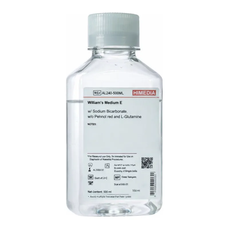 Himedia William`s Medium E w/ Sodium bicarbonate w/o Phenol red and L-Glutamine