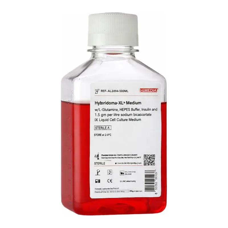 Himedia HybridoXL Medium w/ L-Glutamine, HEPES buffer, Insulin and 1.5gms per litre Sodium bicarbonate 1X Liquid Cell Culture Medium
