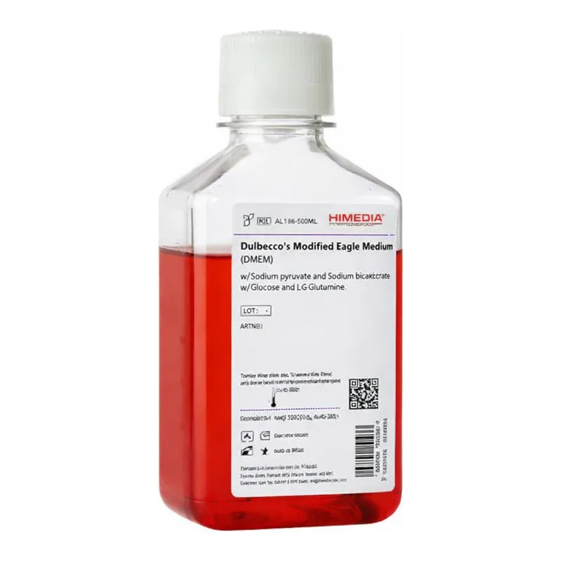 Himedia Dulbecco`s Modified Eagle Medium (DMEM) w/ Sodium pyruvate and Sodium bicarbonate w/o Glucose and L-Glutamine