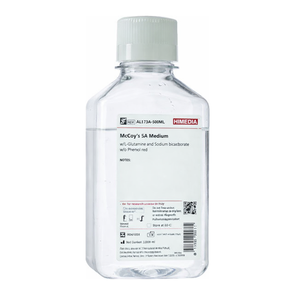 Himedia McCoy’s 5A Medium w/ L-Glutamine and Sodium bicarbonate w/o Phenol red