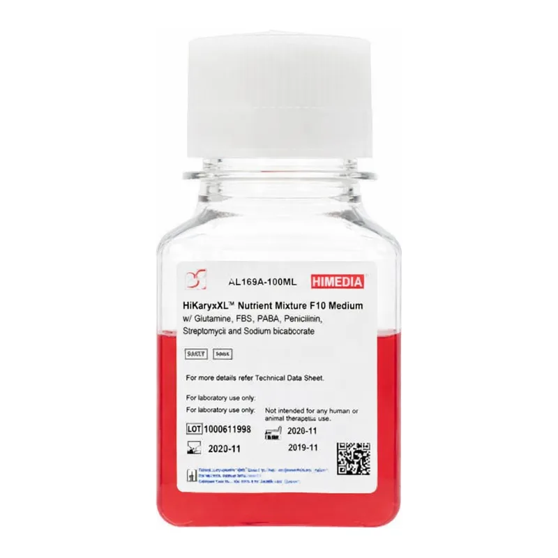 Himedia HiKaryoXL Nutrient Mixture F10 Medium w/ L-Glutamine, FBS, PHA-M, Penicillin, Streptomycin and Sodium bicarbonate
