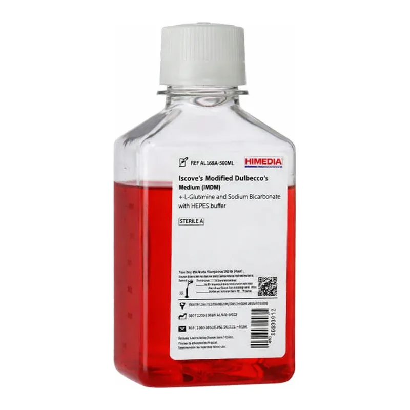 Himedia Iscove’s Modified Dulbecco’s Medium (IMDM) w/ L-Glutamine and Sodium Bicarbonate w/o HEPES buffer