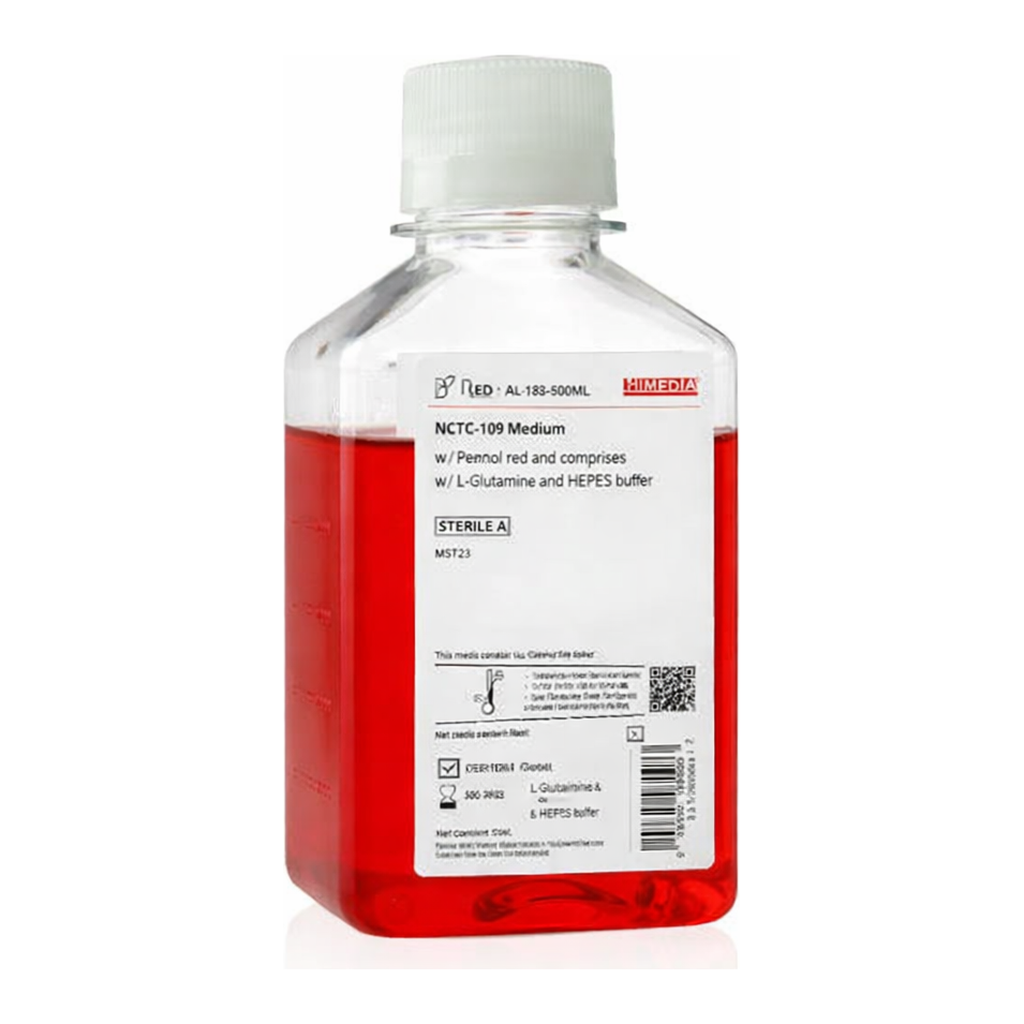 Himedia NCTC-109 Medium w/ Phenol red and coenzymes w/o L-Glutamine and HEPES buffer