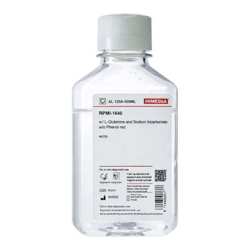 Himedia RPMI-1640 w/ L-Glutamine and Sodium bicarbonate w/o Phenol red