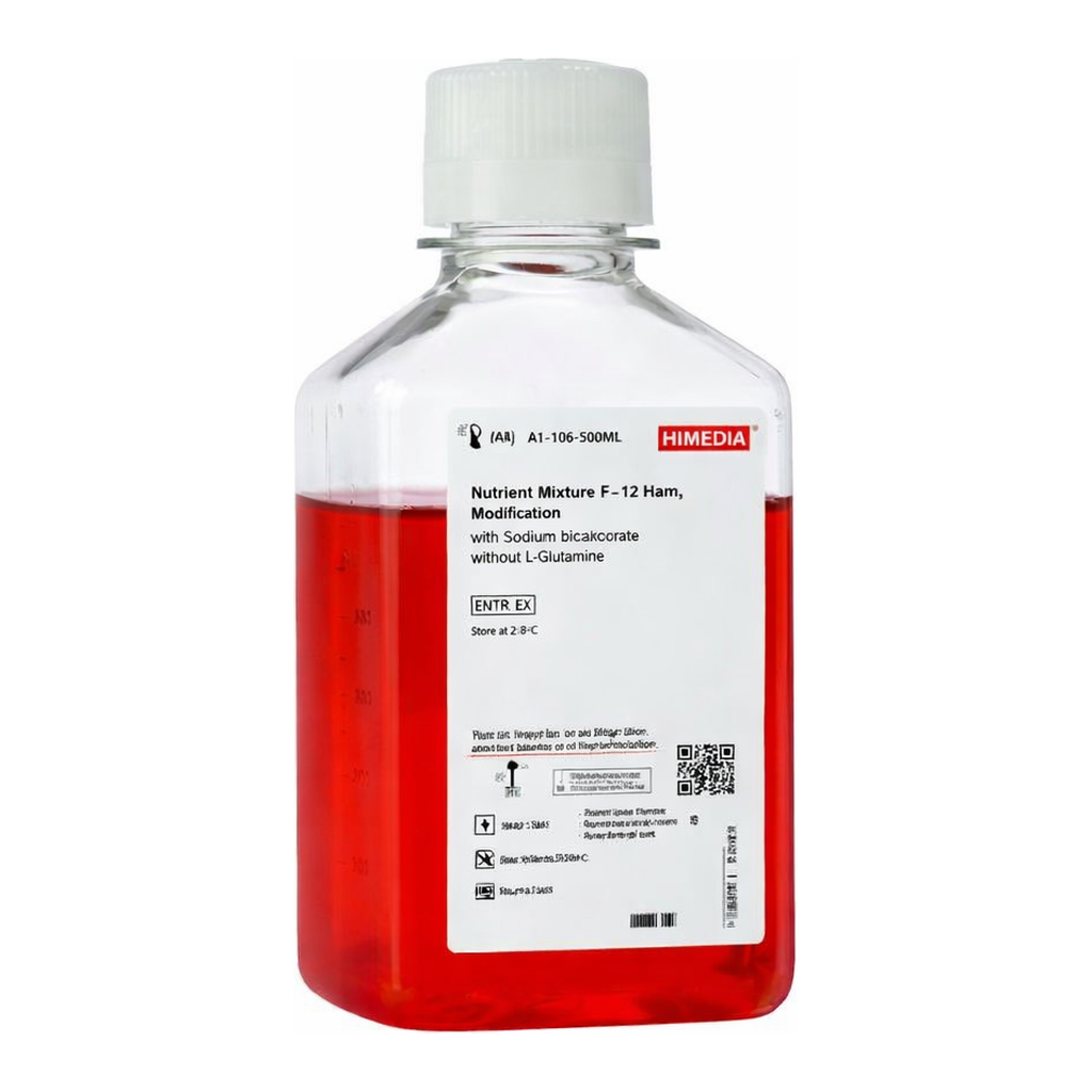 Himedia Nutrient Mixture F-12 Ham, Kaighn’s Modification w/ Sodium bicarbonate w/o L-Glutamine