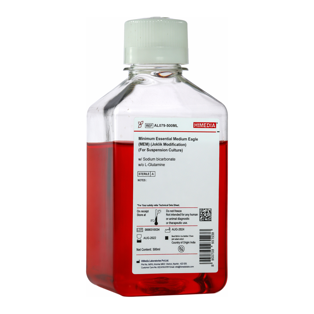 Himedia Minimum Essential Medium Eagle (MEM) (Joklik Modification) ?(For Suspension Culture) w/ Sodium bicarbonate w/o L-Glutamine