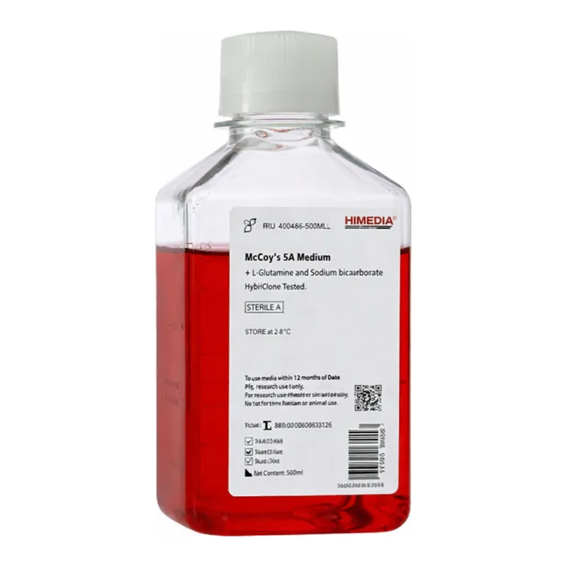 Himedia McCoy’s 5A Medium w/ L-Glutamine and Sodium bicarbonate Hybridoma Tested