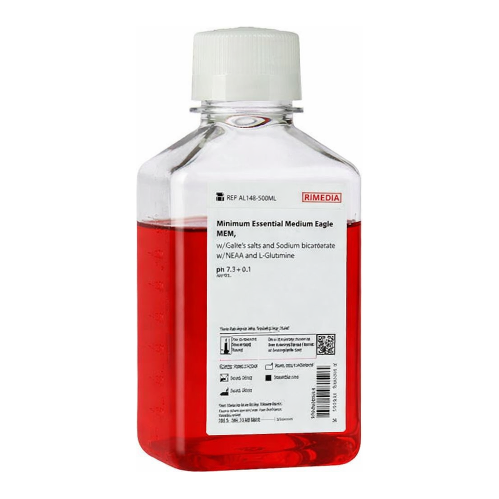 Himedia Minimum Essential Medium Eagle (MEM) w/ Hanks` salts, L-Glutamine and Sodium bicarbonate