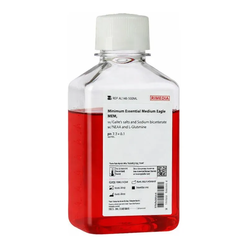Himedia Minimum Essential Medium Eagle (MEM) w/ Hanks` salts, L-Glutamine and Sodium bicarbonate