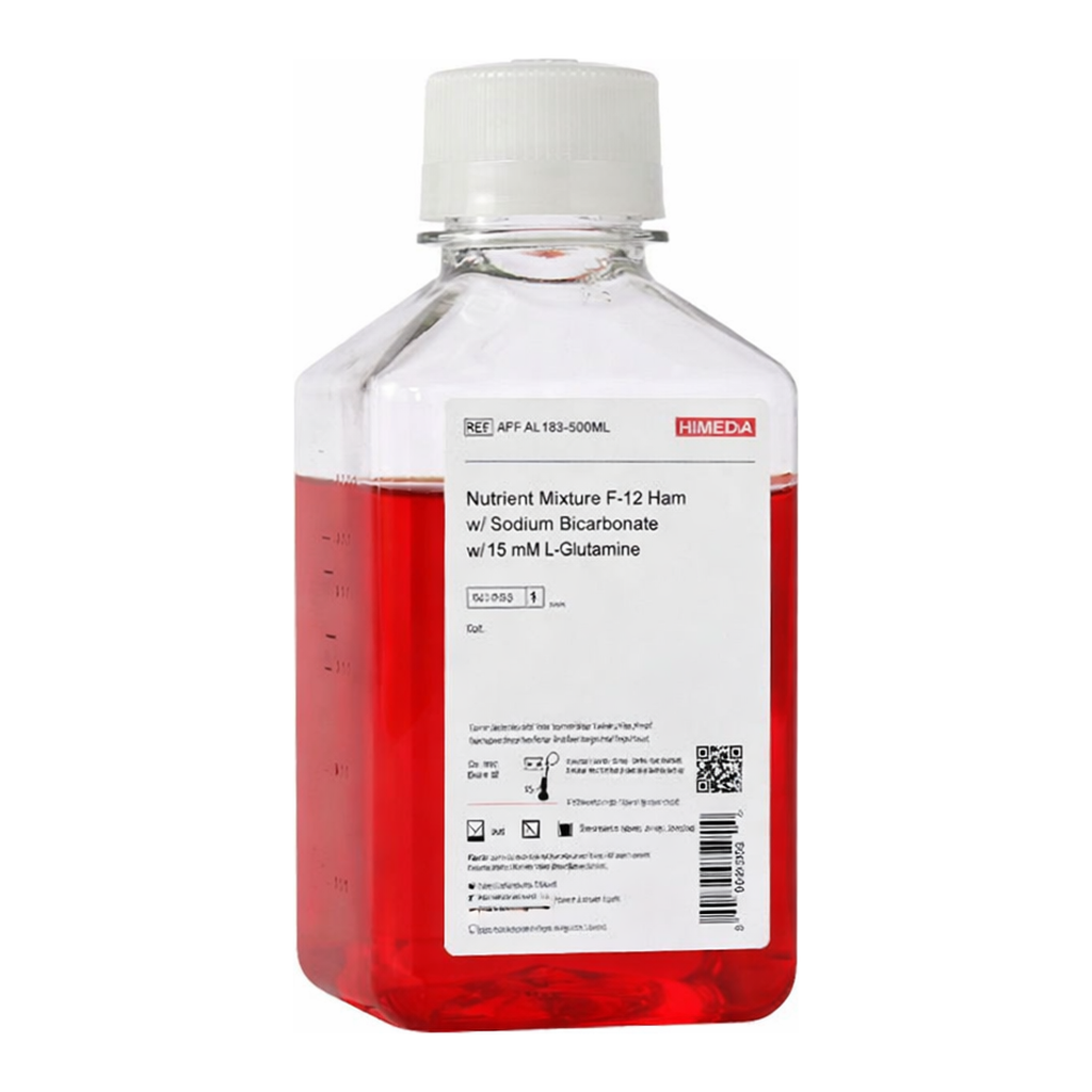 Himedia Nutrient Mixture F-12 Ham w/ 2mM L-Glutamine and 1.5gms per litre Sodium bicarbonate