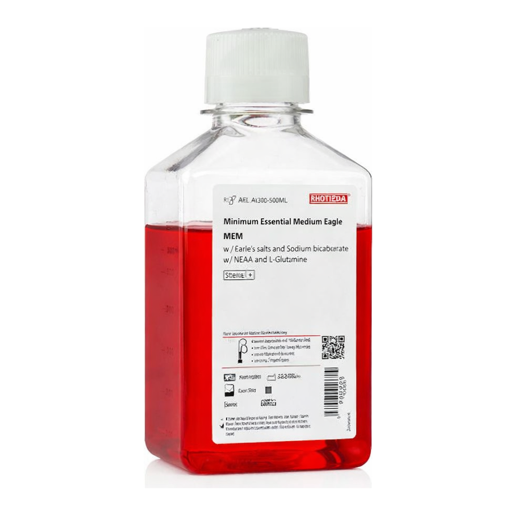 Himedia Minimum Essential Medium Eagle (MEM) w/ Earle`s salts and 1.5gms per litre Sodium bicarbonate w/o NEAA and L-Glutamine