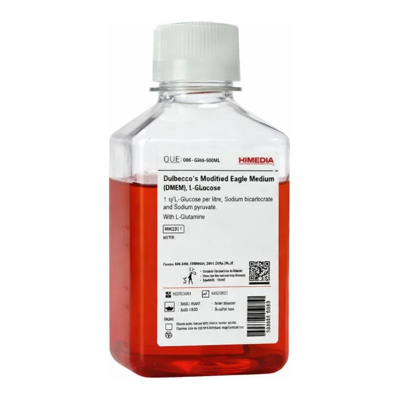 Himedia Dulbecco’s Modified Eagle Medium (DMEM), Low glucose w/ 1gm Glucose per litre, Sodium bicarbonate and Sodium pyruvate w/o L-Glutamine