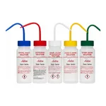 Merck Azlon Gram Stain Wash Bottles with Driplok vapor venting