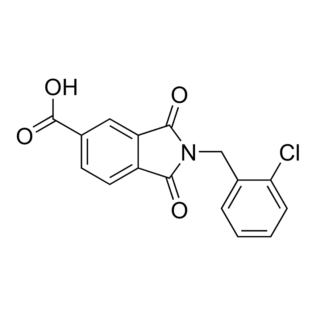 Merck 2-(2-Chlorobenzyl)-1,3-dioxo-5-isoindolinecarboxylic acid