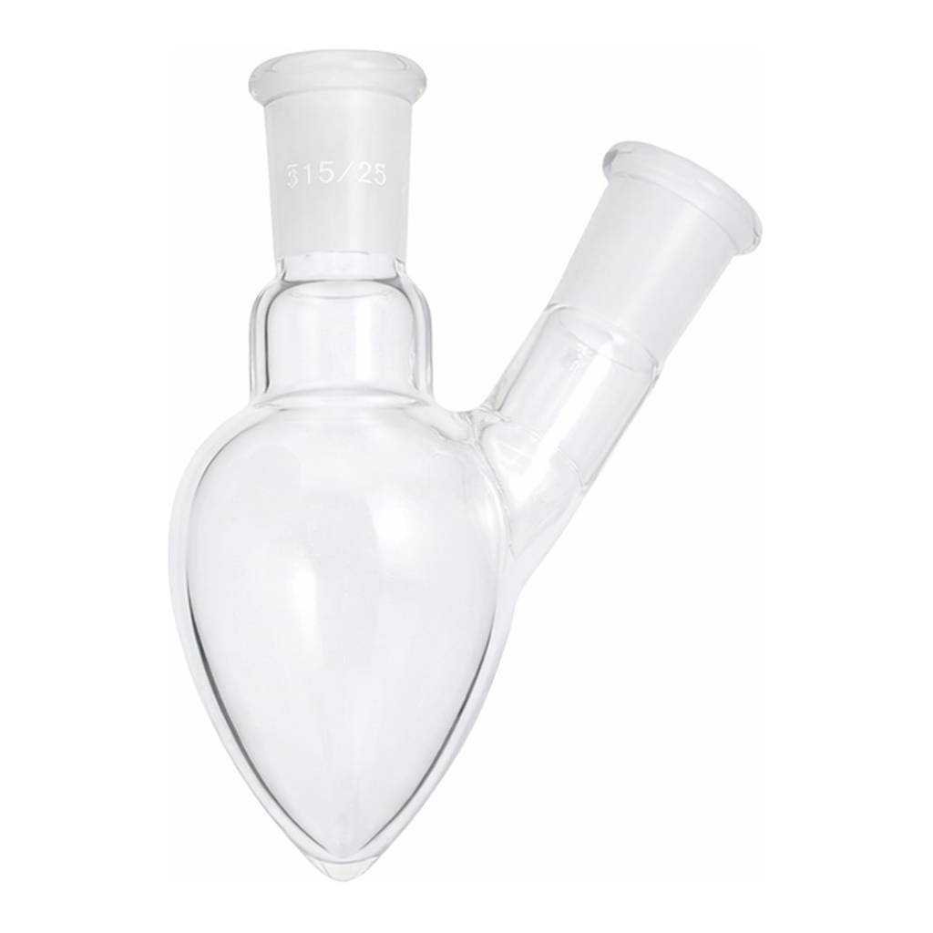 AS ONE Two-Necked Pear-Shaped Flask 5ml