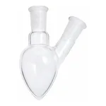 AS ONE Two-Necked Pear-Shaped Flask 5ml