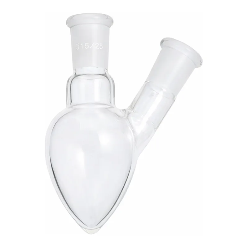 AS ONE Two-Necked Pear-Shaped Flask 5ml