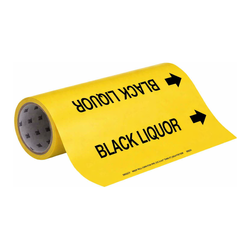 Brady BLACK LIQUOR Roll Form Pipe Marker