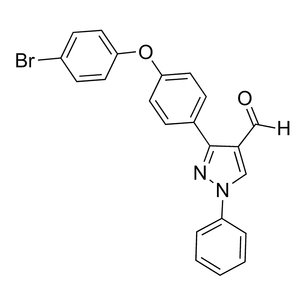 Merck 3-(4-(4-Bromophenoxy)phenyl)-1-phenyl-1H-pyrazole-4-carbaldehyde