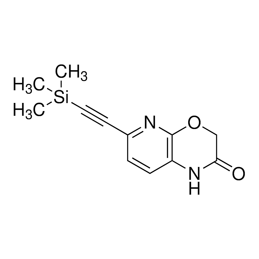 Merck 6-((Trimethylsilyl)ethynyl)-1H-pyrido[2,3-b][1,4]oxazin-2(3H)-one