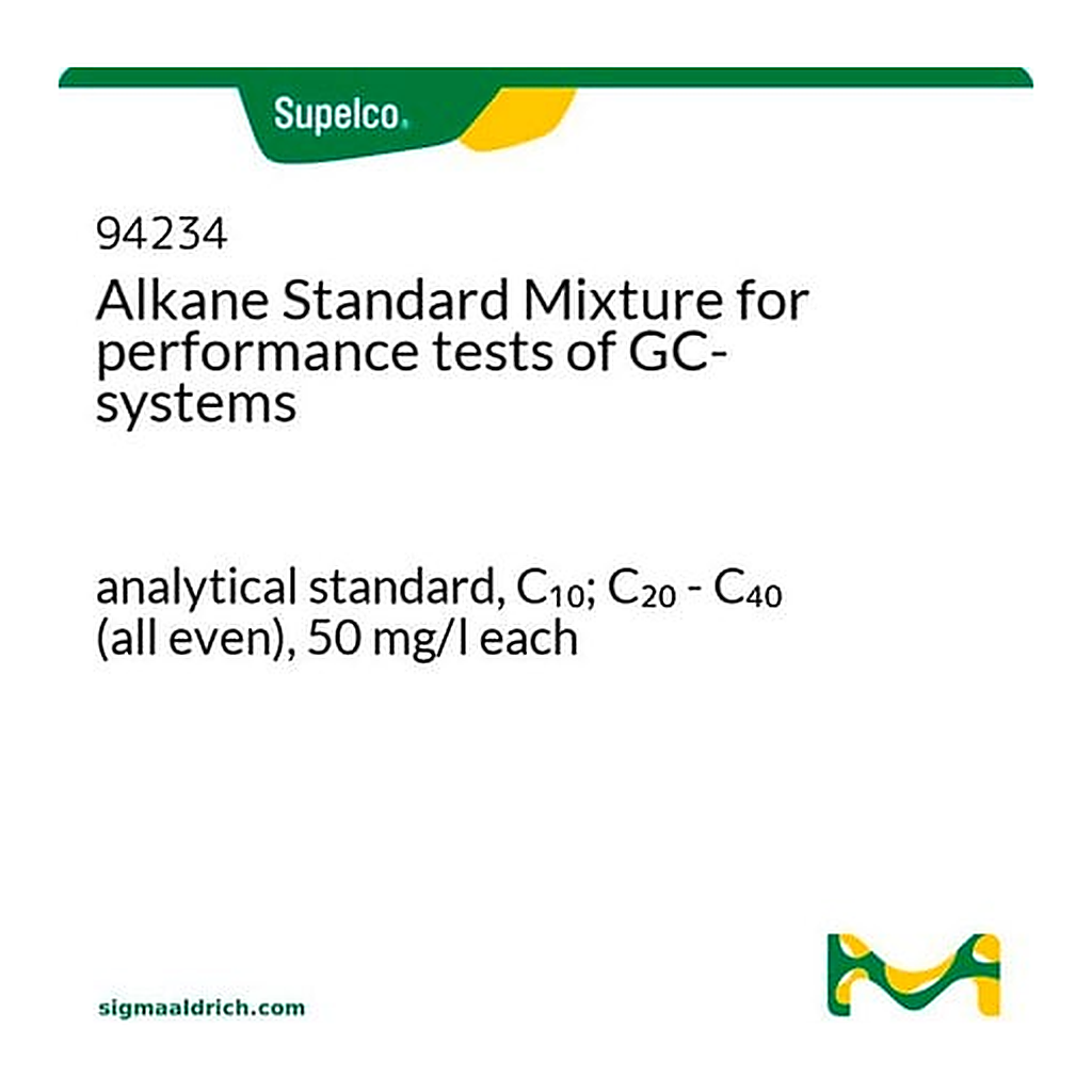 Merck Alkane Standard Mixture for performance tests of GC-systems