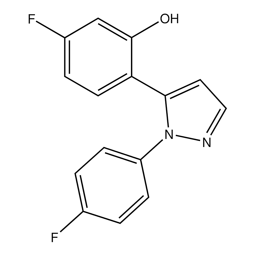 Merck 5-Fluoro-2-(1-(4-fluorophenyl)-1H-pyrazol-5-yl)phenol