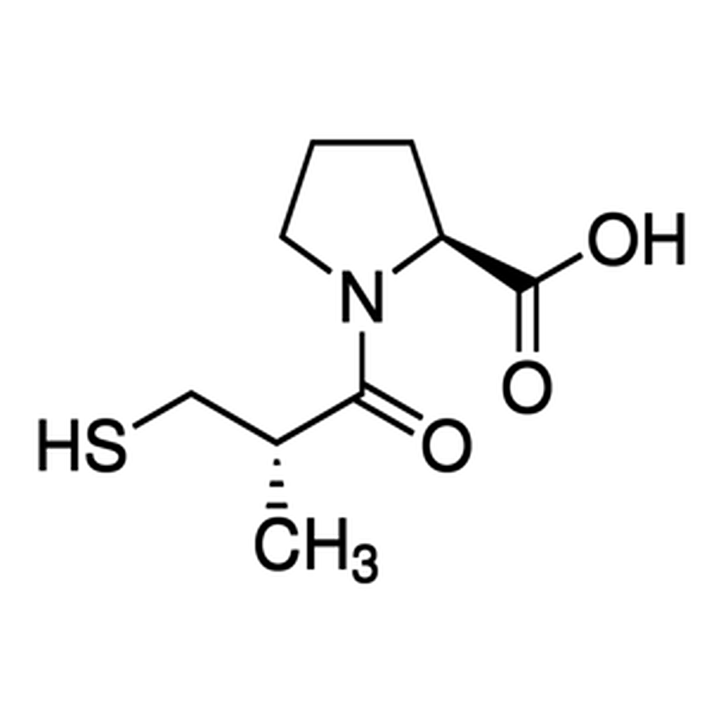 Merck Captopril, meets USP testing specificati