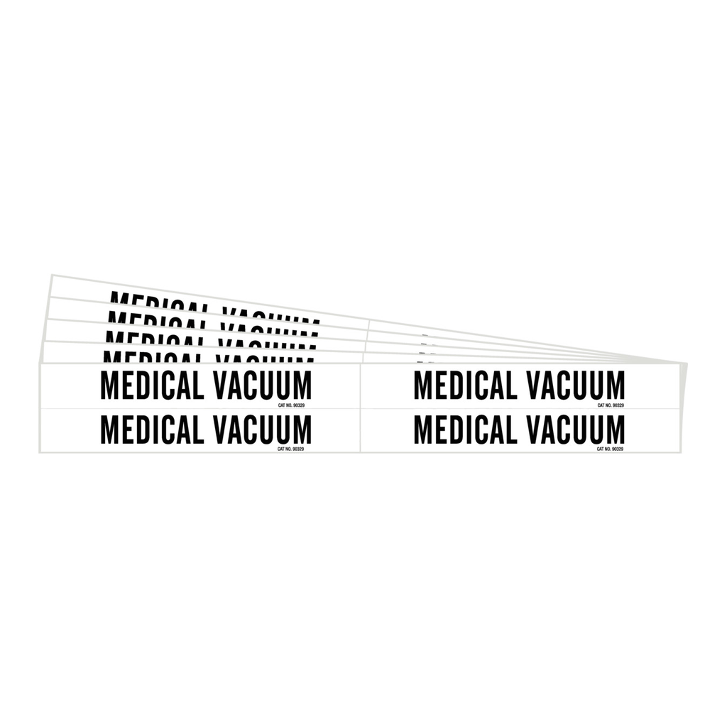 Brady MEDICAL VACUUM Pipe Marker