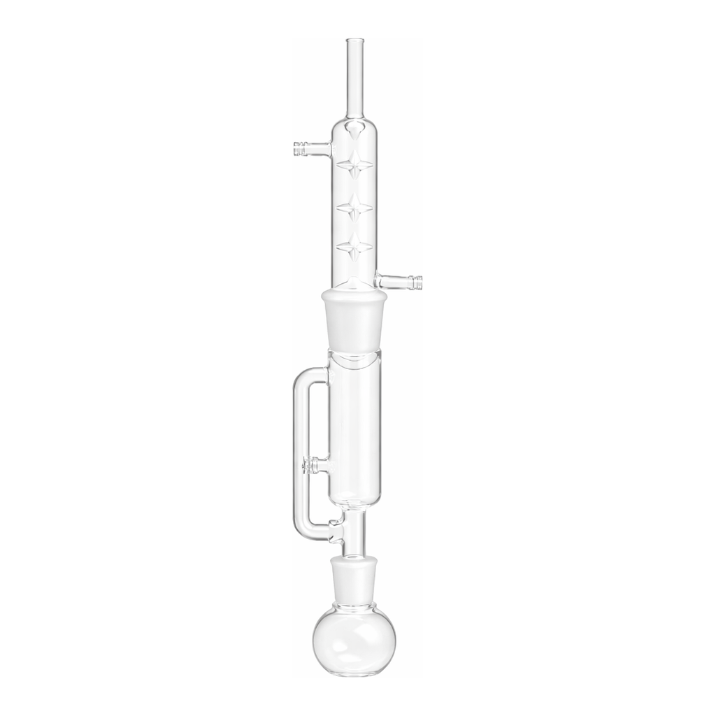 Merck Pyrex(R) extraction apparatus with Allihn condenser, jointed