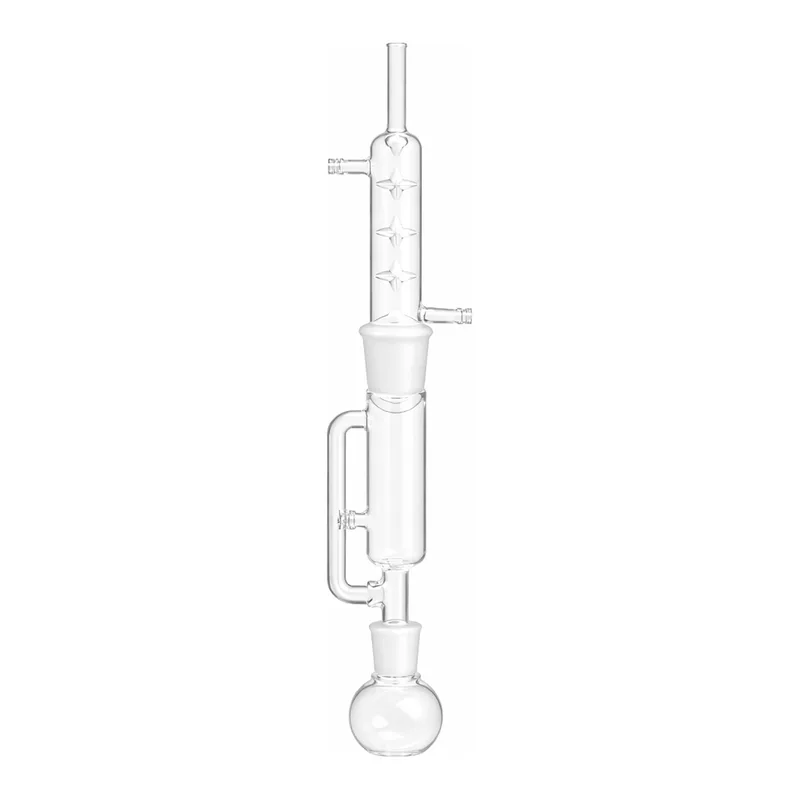 Merck Pyrex(R) extraction apparatus with Allihn condenser, jointed