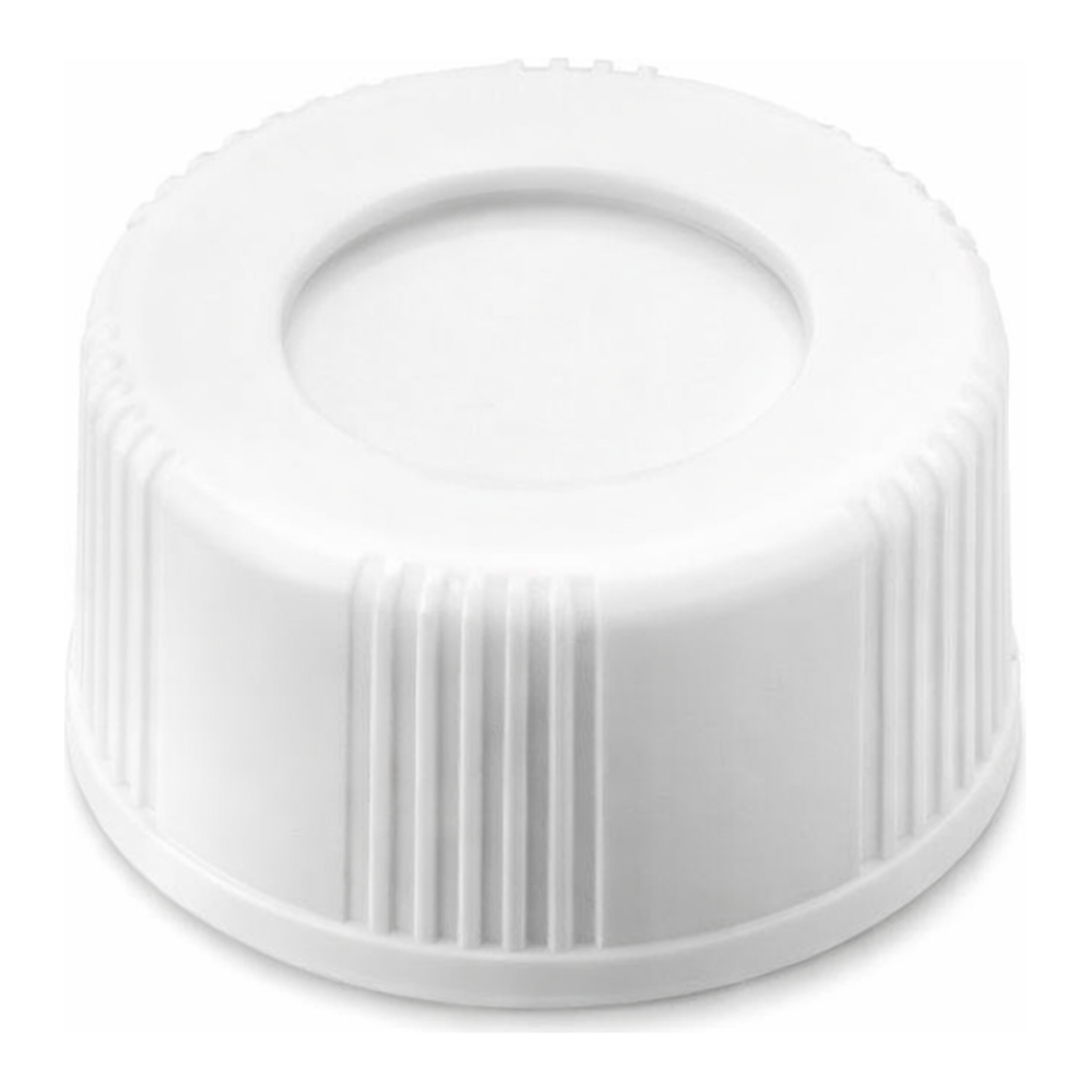 Waters White Cap with X-Slit PTFE Silicone Septum