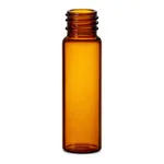 Waters Deactivated Amber Glass 15 x 45 mm Screw Neck Vial, 4 mL Volume, 100/pk