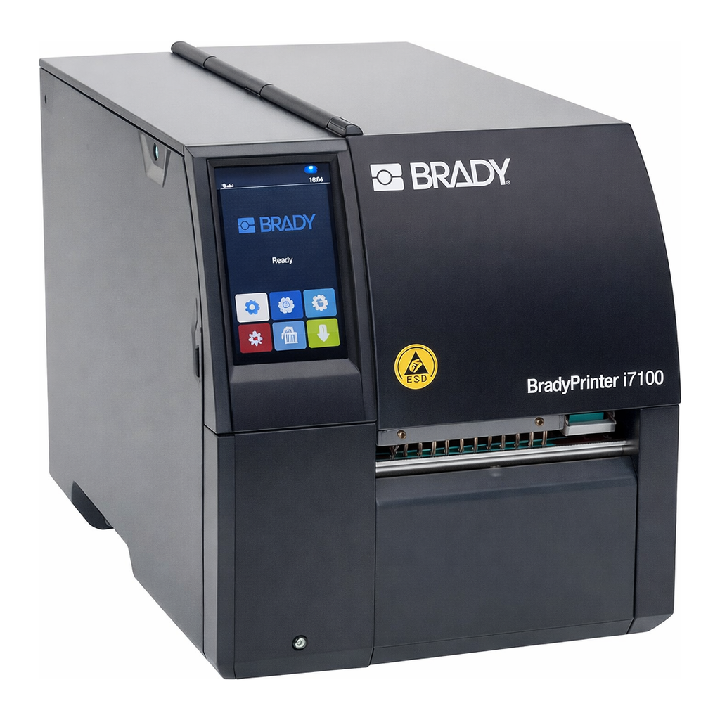 Brady BradyPrinter i7100 600 dpi Industrial Label Printer ESD-Protected with Product and Wire ID Software Suite