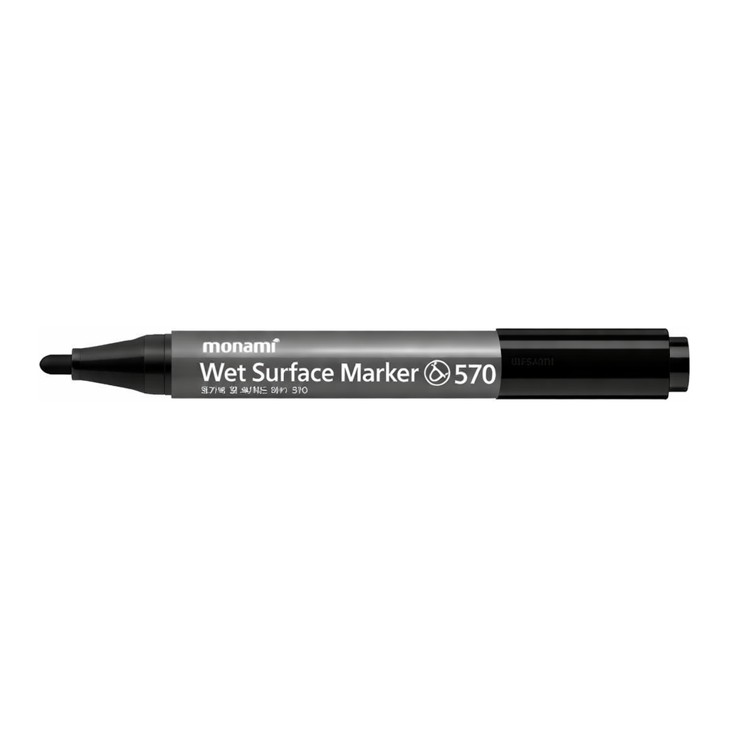 OFFICENEX 모나미 물기에 잘 써지는 마카 570 (둥근닙)(2mm / 흑색)