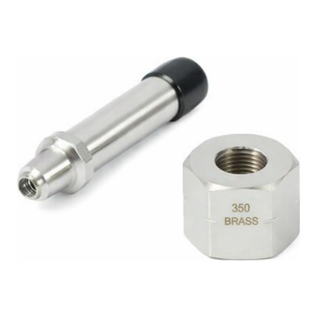 Restek Fitting, CGA 350, Nickel Plated Brass, 1/4inNPT Hydrogen