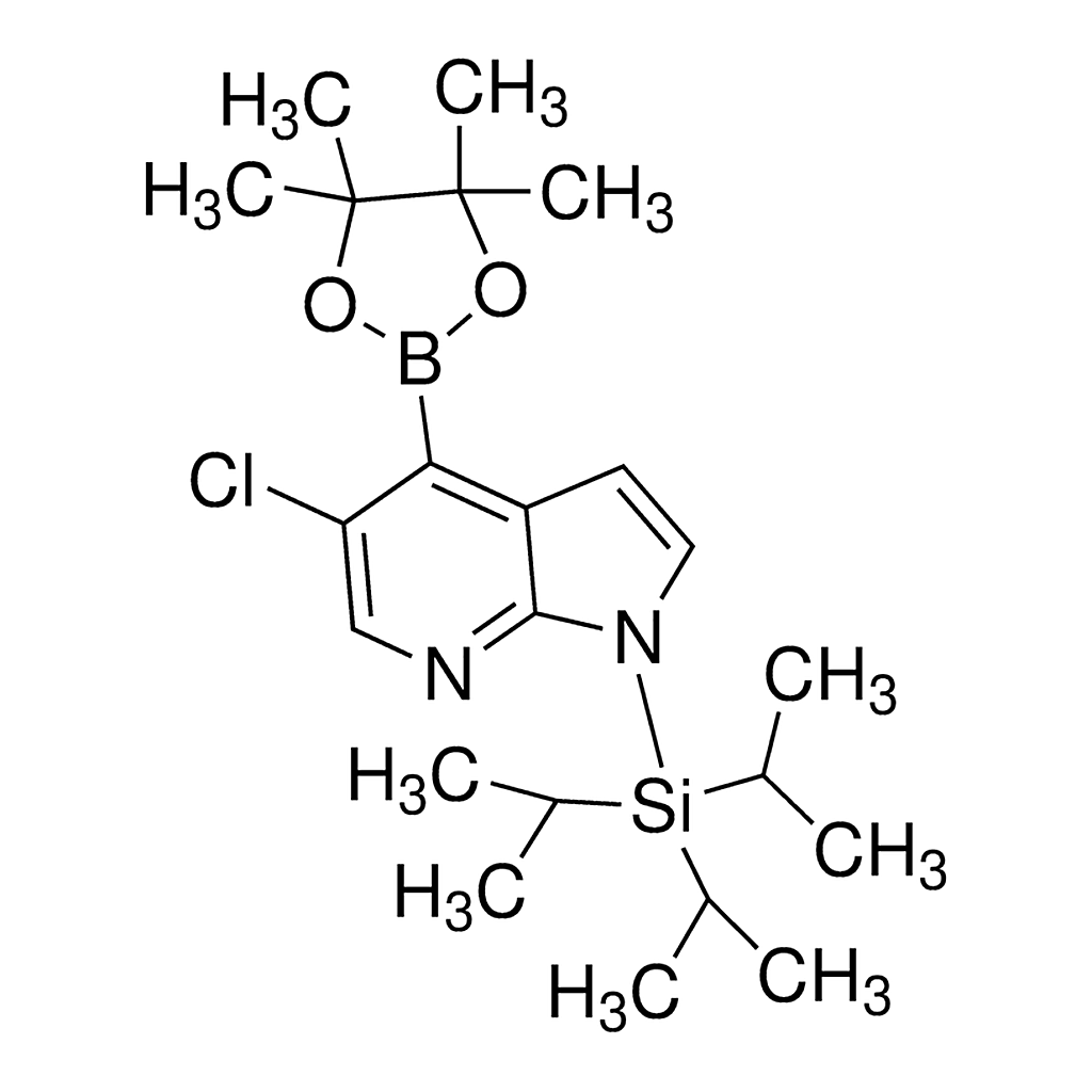 Merck 5-Chloro-4-(4,4,5,5-tetramethyl-1,3,2-dioxaborolan-2-yl)-1-(triisopropylsilyl)-1H-pyrrolo[2,3-b]pyridine