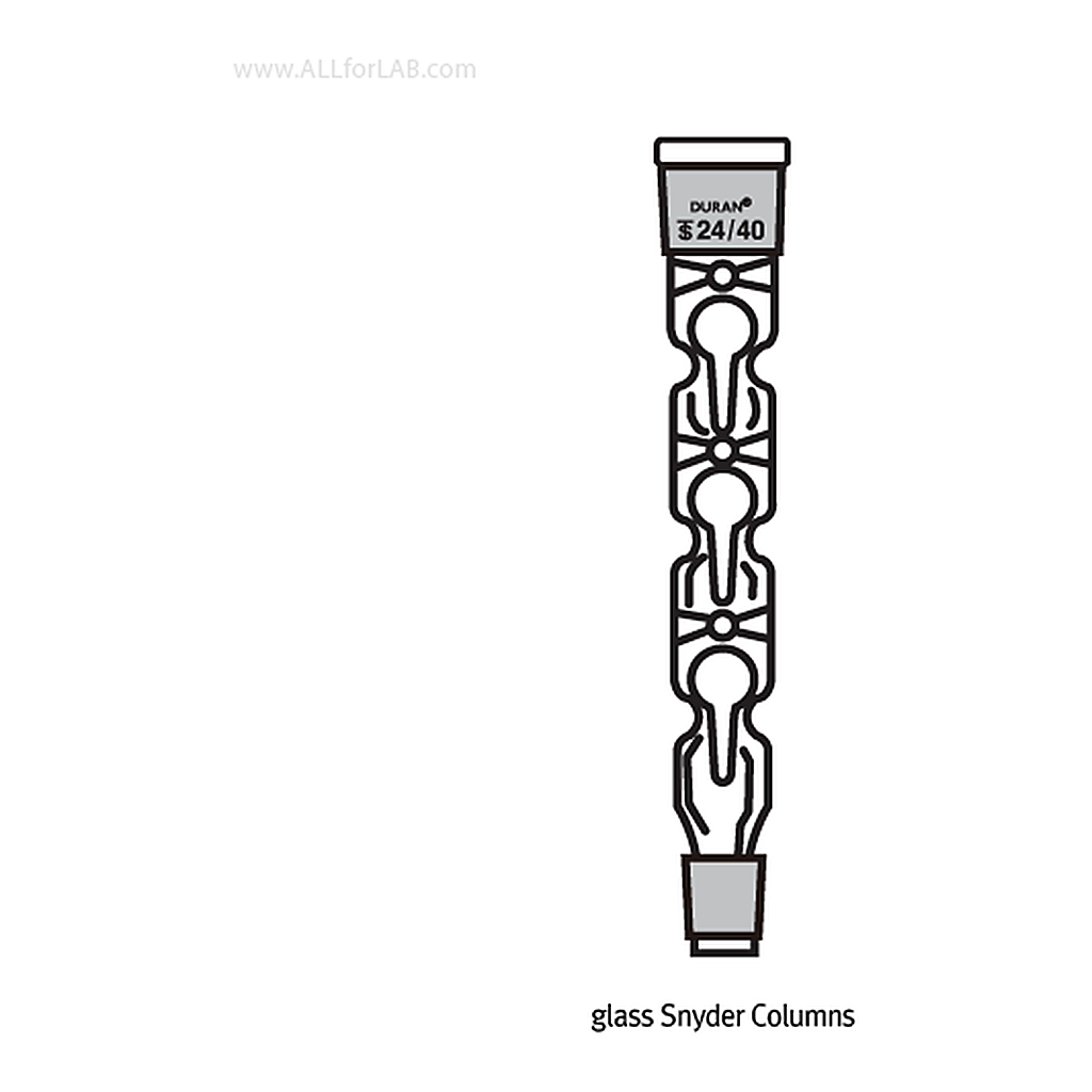 Daihan Science Snyder Column, Ideal for Concentrations, with ASTM & DIN Joints<br>Ideal for “Ku
