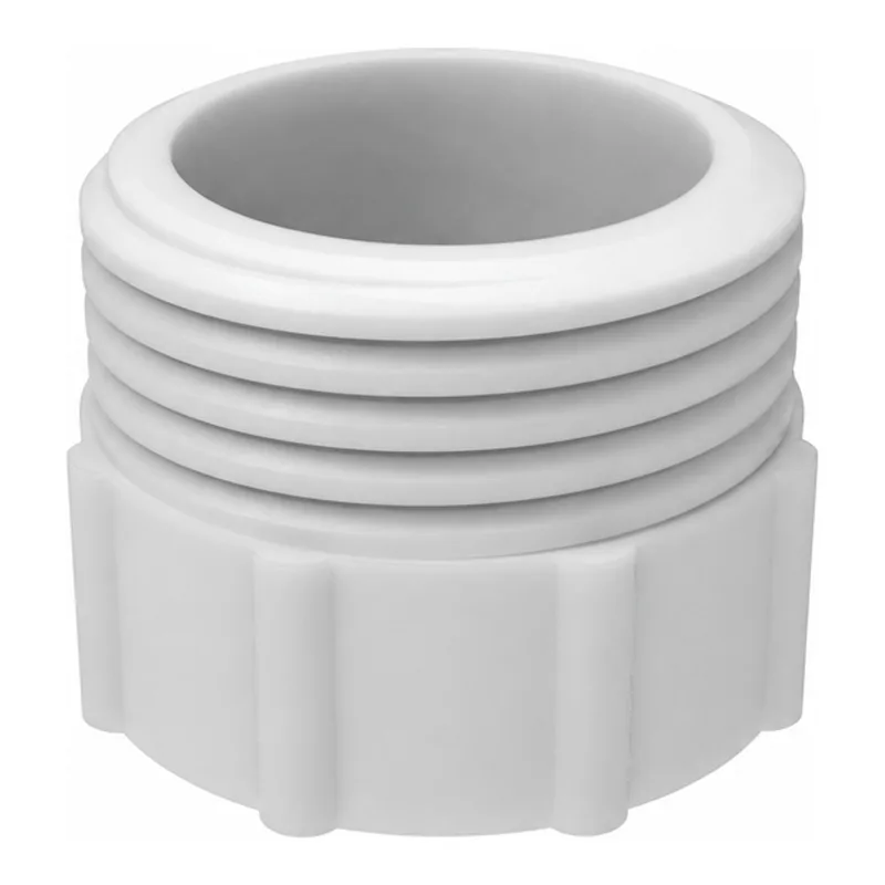Thread adapter, PP, 3" Werit (f) - S60 (m) with PE-seal, colourless