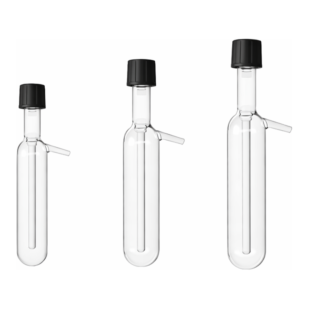 AS ONE Schlenk Tube (PTFE Valve) 25mL