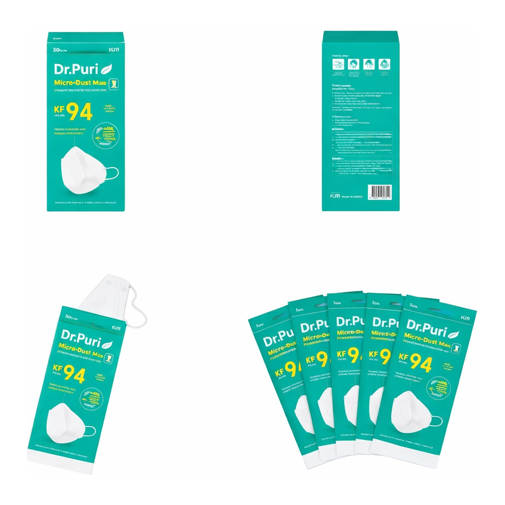 AS ONE KF94 Diamond Type 4 Layer Mask, KF94 다이아몬드 타입 4중 마스크