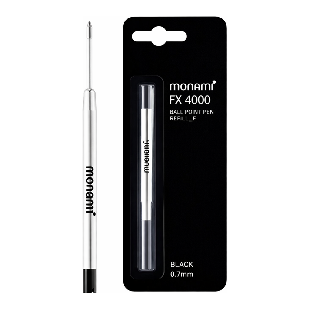 OFFICENEX 모나미 FX 4000 볼펜리필 M(1.0mm) 153ID/NEO 리필심(흑색)