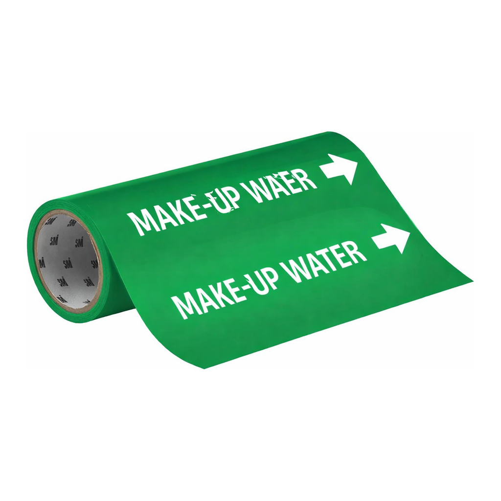 Brady MAKE-UP WATER Roll Form Pipe Marker