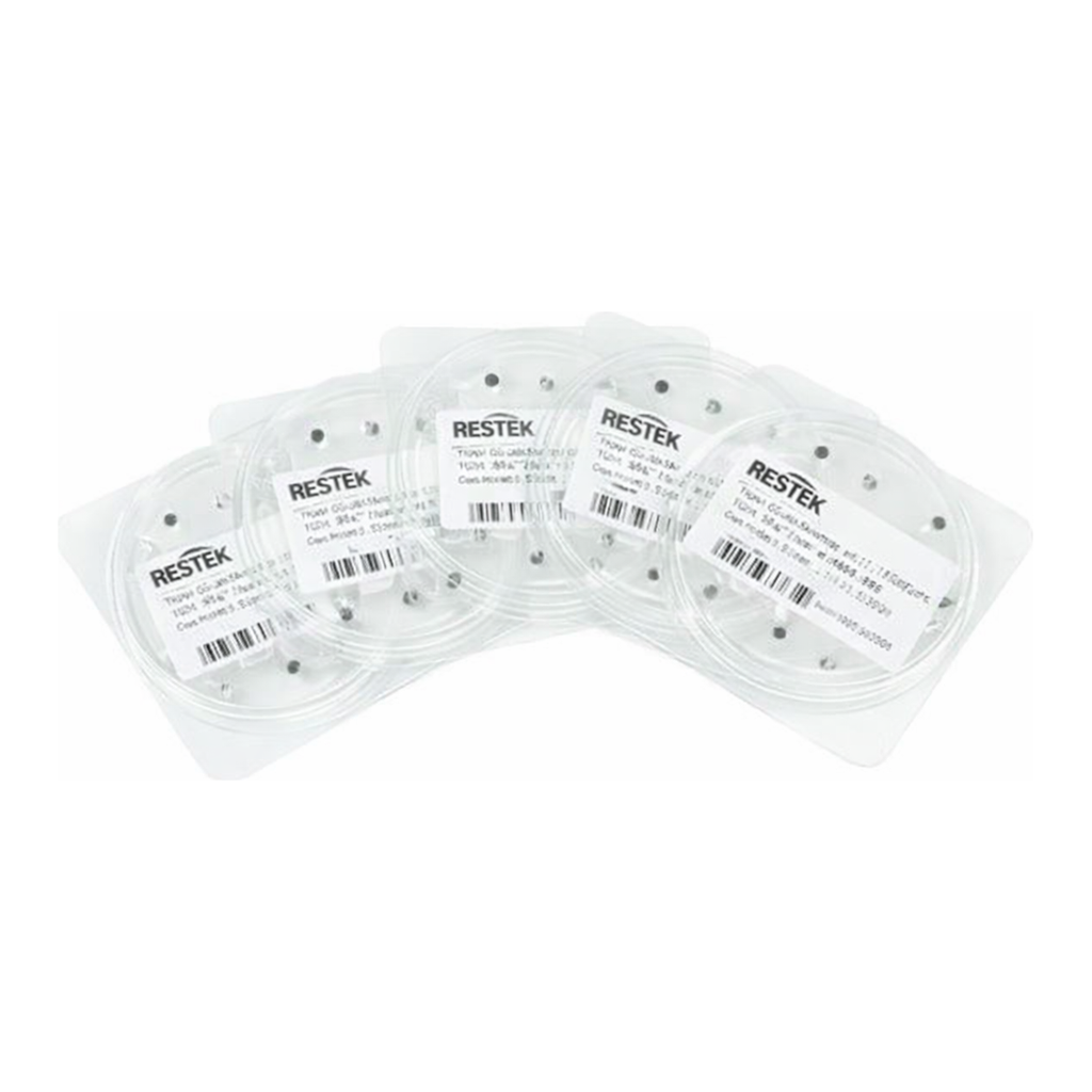 Restek Ferrule,Vespel/Graphite, VG1, 85% Vespel/15% Graphite Compact, 1/16in, 0.8mm ID, 50-pk.