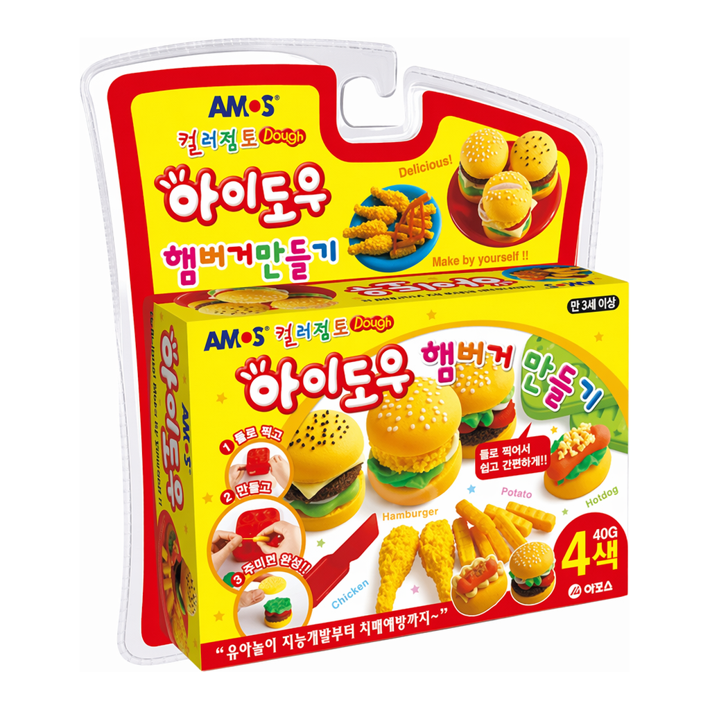 OFFICENEX 아모스 아이도우(햄버거/40g*4색)