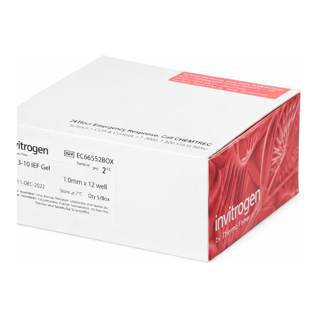 Thermo Fisher Scientific Novex pH 3-10 IEF Protein Gels, 1.0 mm, 12-well, 5 Gels/Box