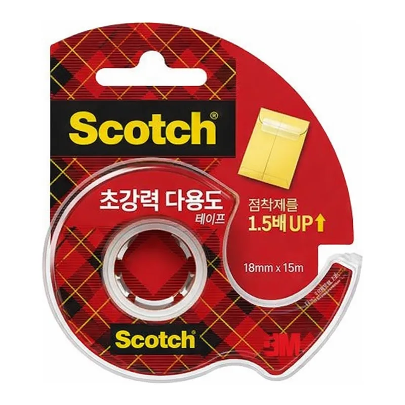 OFFICENEX 3M 스카치 초강력 다용도 테이프 디스펜서 SH1815D(18mmx15m)