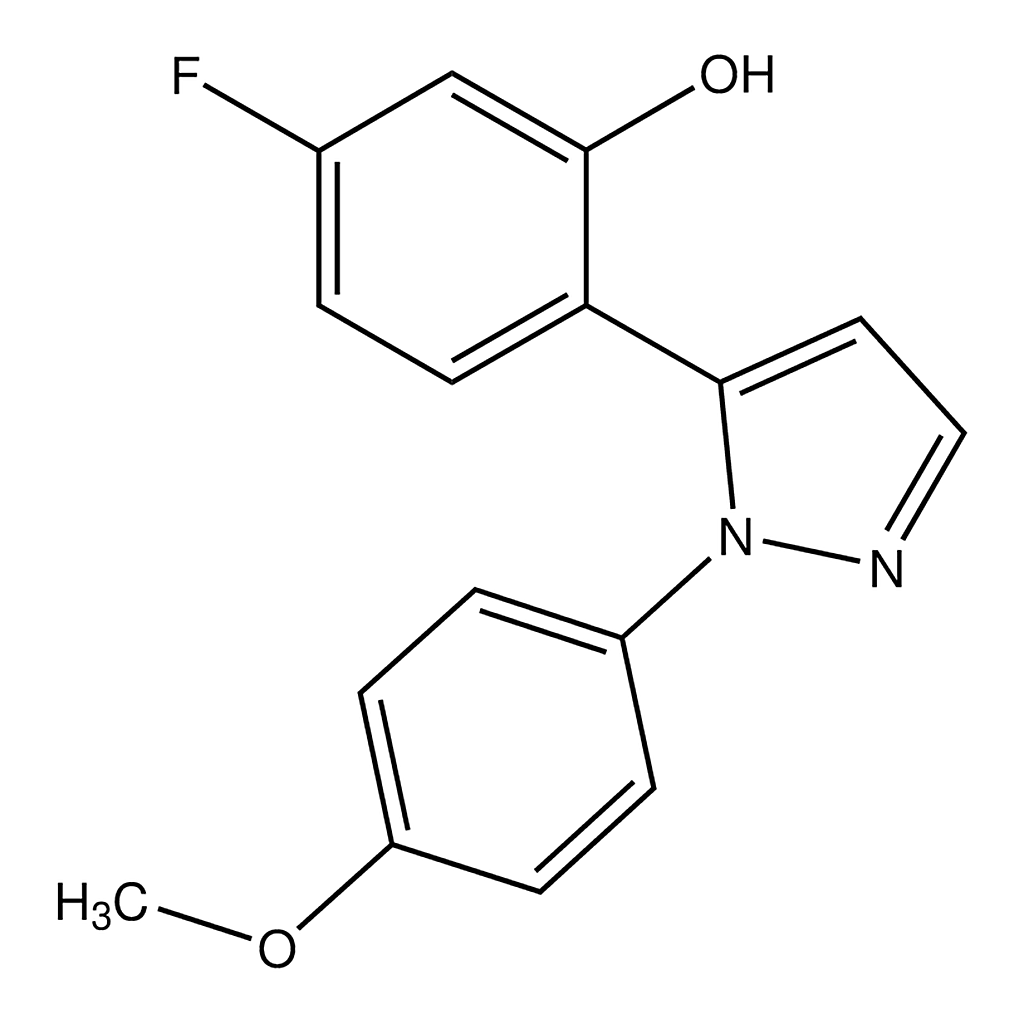 Merck 5-Fluoro-2-(1-(4-methoxyphenyl)-1H-pyrazol-5-yl)phenol