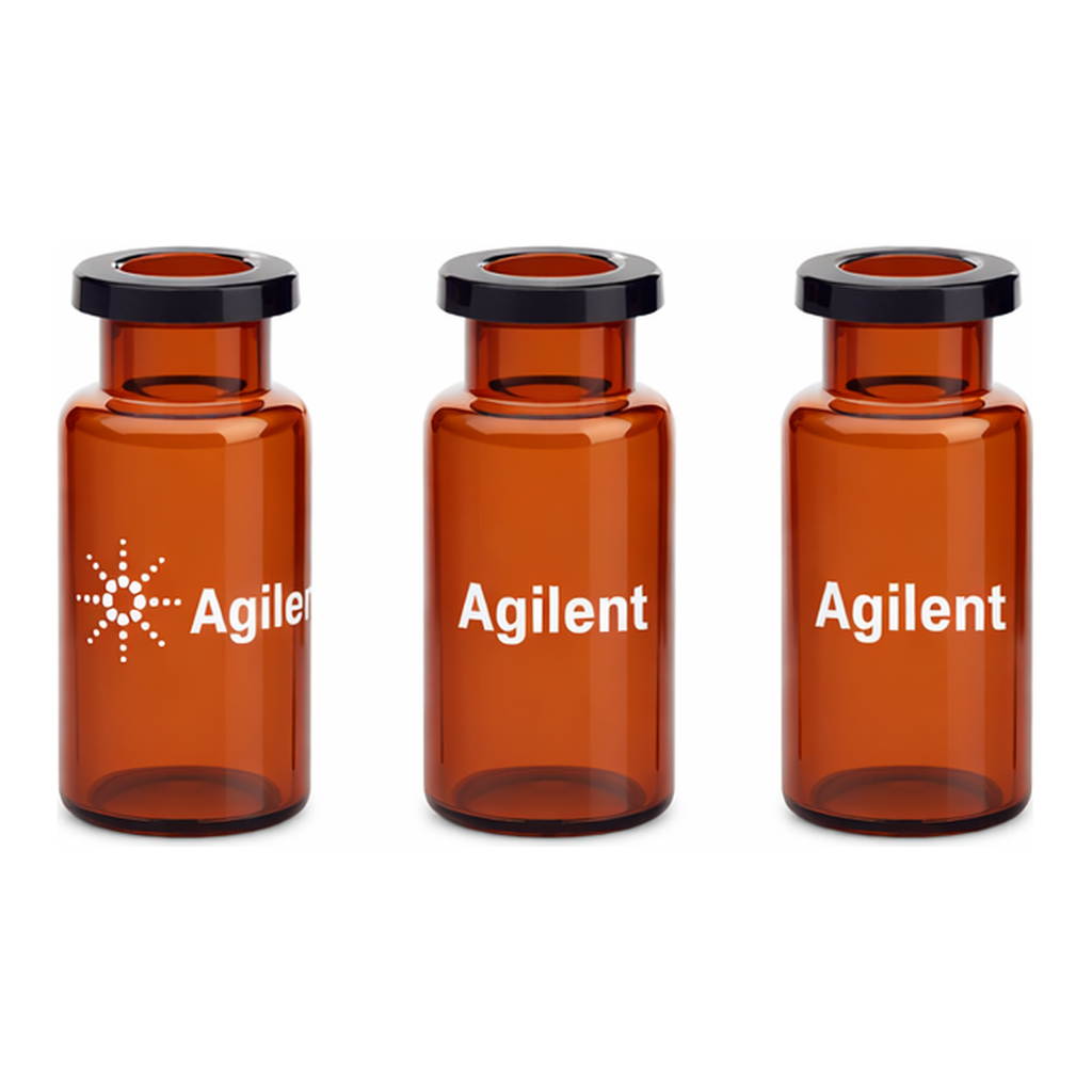 Agilent Vial,HS,crimp,FB,10ml,ambr,cert,100PK